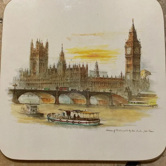 Vintage Clover Leaf London Coaster Set - Picture 6 of 10